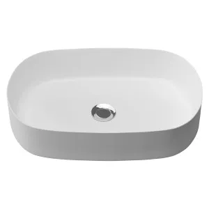 Myrtle Vessel Basin 550x360 Gloss White by Timberline, a Basins for sale on Style Sourcebook
