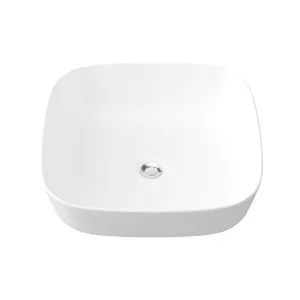Addison Semi Inset Basin 400x405 Matte White by Timberline, a Basins for sale on Style Sourcebook