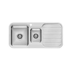 Phoenix 1000 1-1/3 L/H Bowl Sink W/-Drainer 1TH Stainless Steel by PHOENIX, a Kitchen Sinks for sale on Style Sourcebook