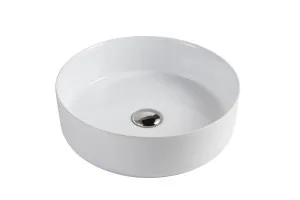Caval Vessel Basin NTH Ceramic 410X410 Gloss White by decina, a Basins for sale on Style Sourcebook