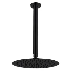 Kaya Overhead Ceiling Shower 353 Matte Black by Fienza, a Shower Heads & Mixers for sale on Style Sourcebook