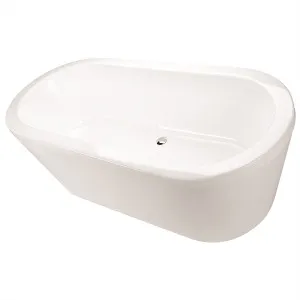 Denham Free Standing Bath Acrylic 1790 Gloss White by decina, a Bathtubs for sale on Style Sourcebook