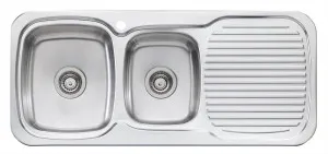 Lakeland 13/4 Left Sink 1TH 1080X480 Stainless Steel by Oliveri, a Kitchen Sinks for sale on Style Sourcebook