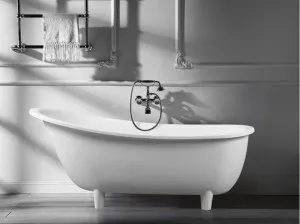 Eton Free Standing Bath Stone 1620 Matte White by Kaskade, a Bathtubs for sale on Style Sourcebook