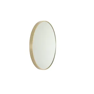 Modern Round Framed Mirror 610 Brushed Brass by Remer, a Vanity Mirrors for sale on Style Sourcebook