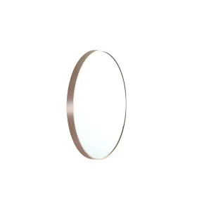 Modern Round Framed Mirror 810 Rose Gold by Remer, a Vanity Mirrors for sale on Style Sourcebook
