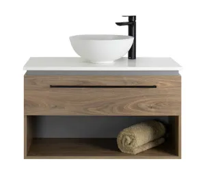 Shoal 900 Vanity Wall Hung Drawers Only with Basin & Solid Surface Top by Marquis, a Vanities for sale on Style Sourcebook
