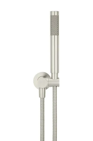 Round Hand Shower Wand on Elbow Brushed Nickel by Meir, a Shower Heads & Mixers for sale on Style Sourcebook