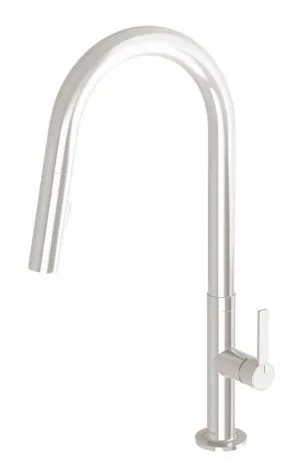 Lexi MkII Sink Mixer Pull Out/Pull Down Gooseneck 253 Brushed Nickel by PHOENIX, a Laundry Taps for sale on Style Sourcebook