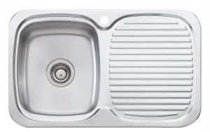 Lakeland Single Left Sink 1TH 770X480 Stainless Steel by Oliveri, a Kitchen Sinks for sale on Style Sourcebook