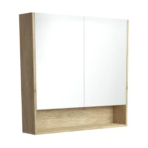 Scandi Oak Shave Cabinet with Shelf 900 by Fienza, a Shaving Cabinets for sale on Style Sourcebook