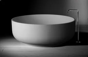 Omnia Free Standing Bath Stone 1350 Matte White by Kaskade, a Bathtubs for sale on Style Sourcebook