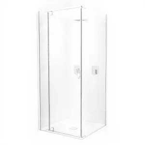 Merrica Front & Return Shower Screen Framed 900X2000 Chrome by decina, a Shower Screens & Enclosures for sale on Style Sourcebook