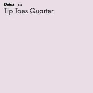 Tip Toes Quarter by Dulux, a Purples and Pinks for sale on Style Sourcebook
