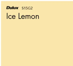 Ice Lemon by Dulux, a Yellows for sale on Style Sourcebook