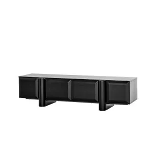 Ariyah 1.6m TV Entertainment Unit - Full Black by Interior Secrets - AfterPay Available by Interior Secrets, a Entertainment Units & TV Stands for sale on Style Sourcebook