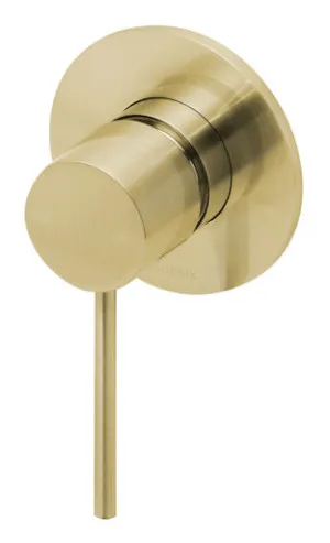 Vivid Slimline Switchmix Shower Wall Mixer Brushed In Gold By Phoenix by PHOENIX, a Bathroom Taps & Mixers for sale on Style Sourcebook