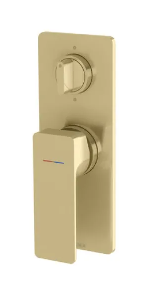 Gloss Mkii Switchmix Shower/Bath Diverter Mixer Fit-Off Kit Brushed In Gold By Phoenix by PHOENIX, a Bathroom Taps & Mixers for sale on Style Sourcebook