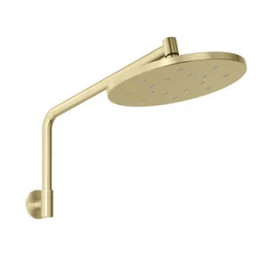 Ormond High Rise Shower Arm Aad Rose Brushed In Gold By Phoenix by PHOENIX, a Showers for sale on Style Sourcebook