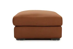 Long Beach Leather Ottoman, Phoenix Saddle, by Lounge Lovers by Lounge Lovers, a Ottomans for sale on Style Sourcebook
