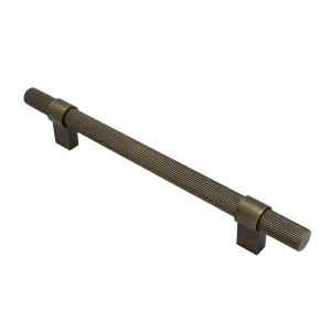 Aged Brass Fluted Pull - Cassandra Medium (230mm overall) by Manovella, a Cabinet Hardware for sale on Style Sourcebook