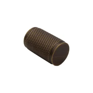 Aged Brass Knurled Cabinet Knob - Helena by Manovella, a Cabinet Hardware for sale on Style Sourcebook