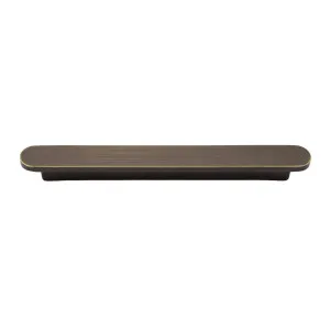Aged Brass Oval Profile Cabinet Pull - Imogen Medium (160mm overall) by Manovella, a Cabinet Hardware for sale on Style Sourcebook