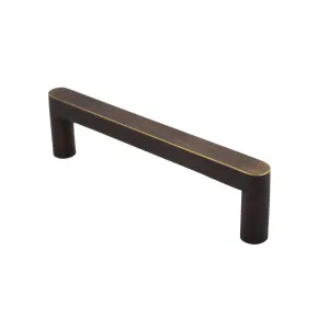 Aged Brass Straight Profile Cabinet Pull - Clio Small (105mm overall) by Manovella, a Cabinet Hardware for sale on Style Sourcebook