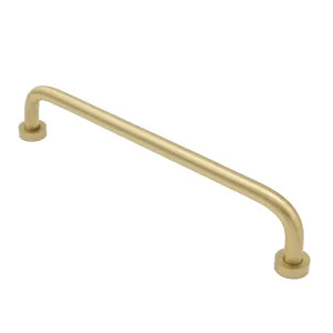 Brushed Brass Arched Pull - Daphne Medium (175mm overall) by Manovella, a Cabinet Hardware for sale on Style Sourcebook