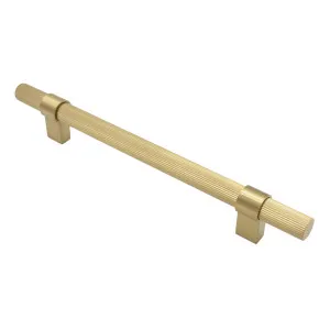 Brushed Brass Fluted Pull - Cassandra Medium (230mm overall) by Manovella, a Cabinet Hardware for sale on Style Sourcebook