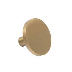 Brushed Brass Round Profile Cabinet Knob - Olivia by Manovella, a Cabinet Hardware for sale on Style Sourcebook