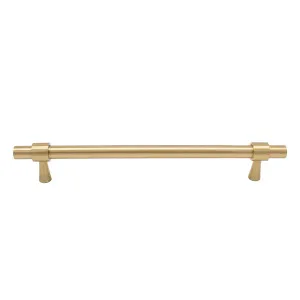 Brushed Brass Timeless Pull - Phoebe Medium (200mm overall) by Manovella, a Cabinet Hardware for sale on Style Sourcebook