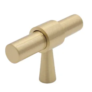 Brushed Brass Timeless T-Bar - Cora by Manovella, a Cabinet Hardware for sale on Style Sourcebook