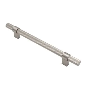 Brushed Nickel Fluted Pull - Cassandra Medium (230mm overall) by Manovella, a Cabinet Hardware for sale on Style Sourcebook
