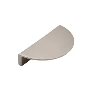 Brushed Nickel Half Moon Cabinet Pull - Iris by Manovella, a Cabinet Hardware for sale on Style Sourcebook