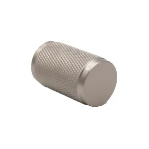 Brushed Nickel Knurled Cabinet Knob - Helena by Manovella, a Cabinet Hardware for sale on Style Sourcebook