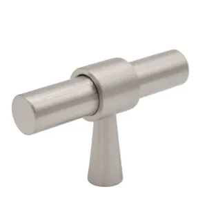 Brushed Nickel Timeless T-Bar - Cora by Manovella, a Cabinet Hardware for sale on Style Sourcebook