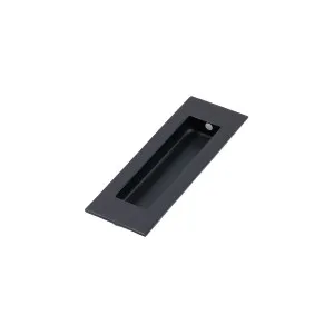 Matt Black Sliding Door Flush Pull 120mm x 40mm by Manovella, a Door Hardware for sale on Style Sourcebook