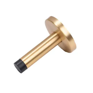 Satin Brass Wall Mounted Straight Door Stop by Manovella, a Door Hardware for sale on Style Sourcebook