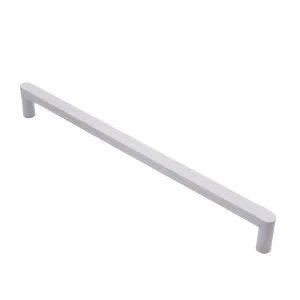 White Straight Profile Cabinet Pull - Clio Large (235mm overall) by Manovella, a Cabinet Hardware for sale on Style Sourcebook