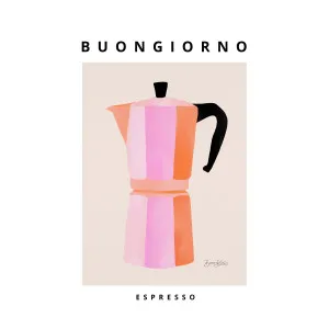 Buongiorno  Espresso by Gioia Wall Art, a Prints for sale on Style Sourcebook