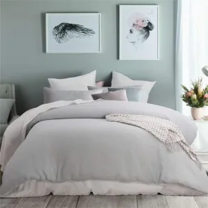 Accessorize Waffle Silver Quilt Cover Set by null, a Quilt Covers for sale on Style Sourcebook