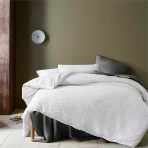 Accessorize Soho Waffle White Quilt Cover Set by null, a Quilt Covers for sale on Style Sourcebook