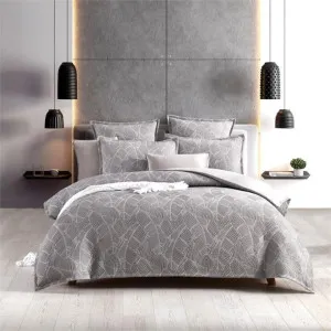 Renee Taylor Bengali Silver Quilt Cover Set by null, a Quilt Covers for sale on Style Sourcebook