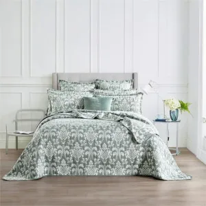 Renee Taylor Tahlia Jacquard Jade Coverlet Set by null, a Quilt Covers for sale on Style Sourcebook