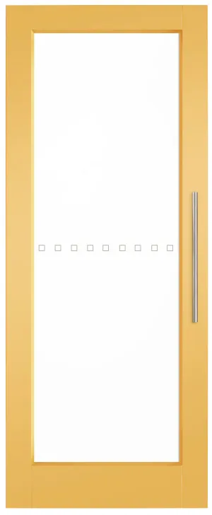 Blonde Oak AWO 21 Entrance Door in Dulux Mr Mustard by Corinthian Doors, a External Doors for sale on Style Sourcebook