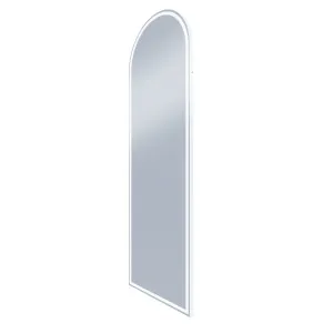 Great Great Arch LED T Sens Mirror 600x1800 Matt White Frame by Remer, a Illuminated Mirrors for sale on Style Sourcebook