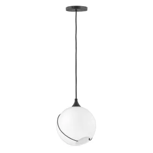 Hinkley Skye 1 Light Pendant by Lisa McDennon Black by Hinkley, a Pendant Lighting for sale on Style Sourcebook