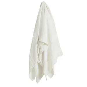 Essque Throw White - 160cm x 130cm by James Lane, a Throws for sale on Style Sourcebook