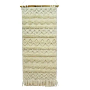 Strasbourge Handwoven Wool Macrame Wall Hanging by Artisan Decor, a Wall Hangings & Decor for sale on Style Sourcebook